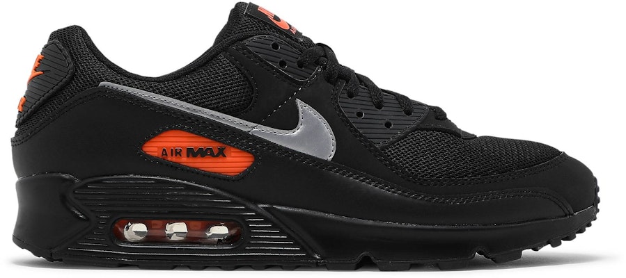 Buy Nike Air Max 90 Black Total Orange DJ6881 001 Novelship