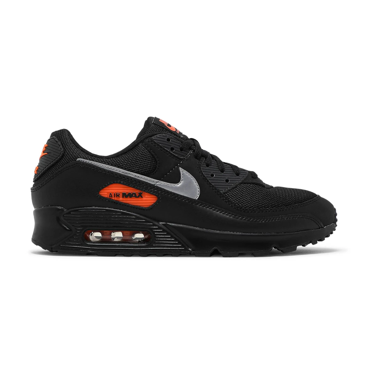 Nike Air Max 90 'Black Total Orange' DJ6881-001 - Main Image