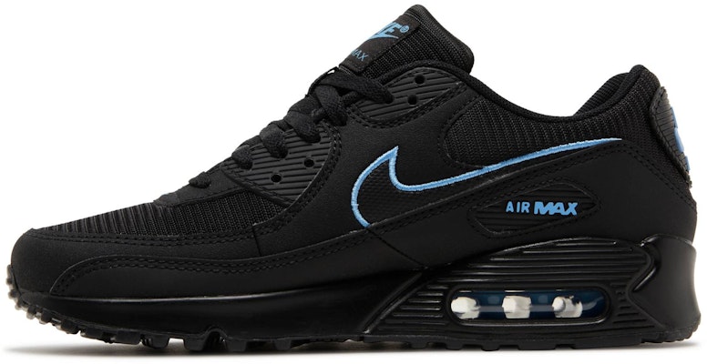 Nike Air Max 90 'Black University Blue' FJ4218-001 Lookbook Nike Air Max 90 'Black University Blue' FJ4218-001