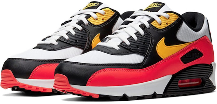 Nike Air Max 90 Essential “Black Yellow Crimson“ 耐磨 低筒 跑步鞋 男款 黑黃紅 Lookbook Nike Air Max 90 Essential “Black Yellow Crimson“ 耐磨 低筒 跑步鞋 男款 黑黃紅