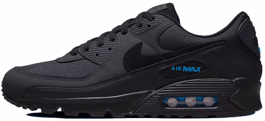 耐克Air Max 90 '暗烟黑激光蓝' DQ4071-002 Buy 耐克Air Max 90 '暗烟黑激光蓝' DQ4071-002