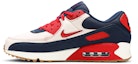 Lookbook Nike Air Max 90 'Home & Away - University Red' dalam Warna Merah Universiti. CJ0611-101