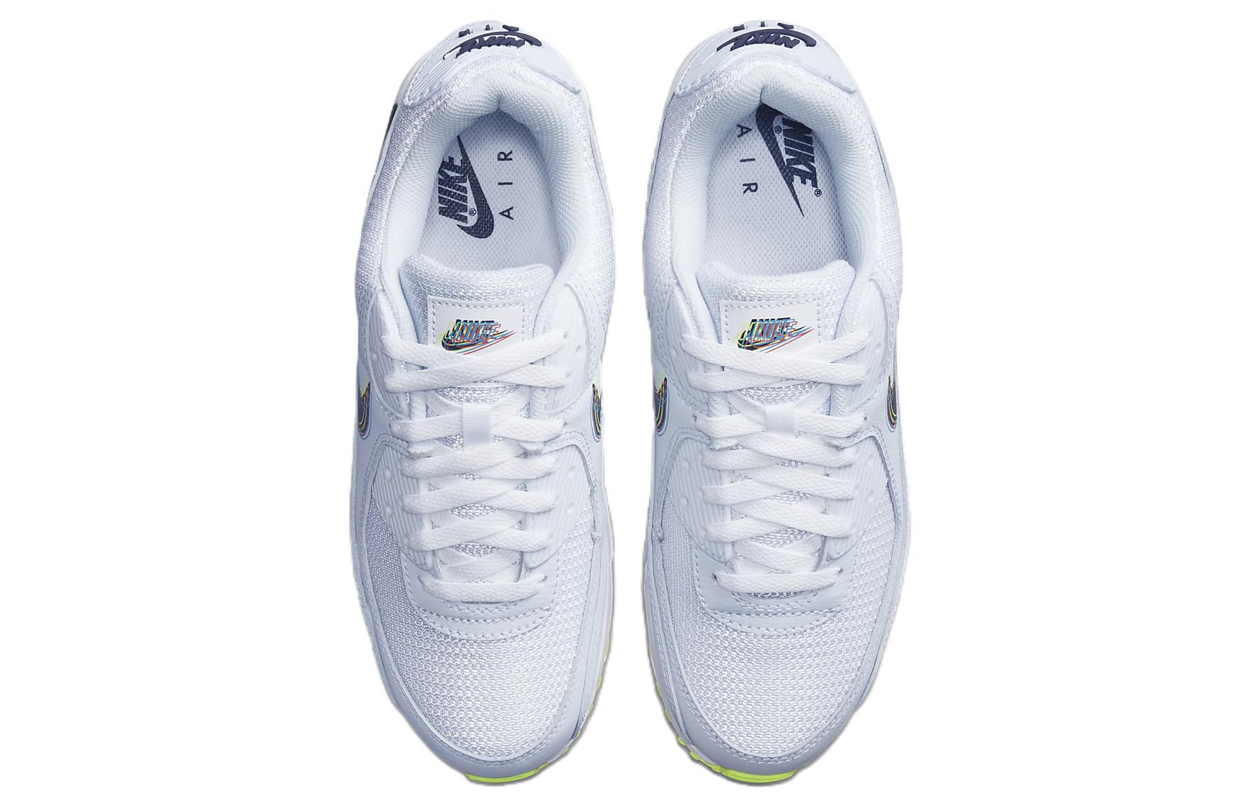 Shop Nike Air Max 90 'Layered Swoosh' Pria/Wanita Sneakers DV6819-100