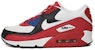 Nike Air Max 90 'Kulit Merah Sport Obsidian Gelap' 309299-602