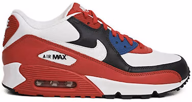 Nike Air Max 90 'Leather Sport Red Dark Obsidian' 309299-602 Nike Air Max 90 'Leather Sport Red Dark Obsidian' 309299-602