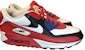 Nike Air Max 90 'Kulit Merah Sport Obsidian Gelap' 309299-602