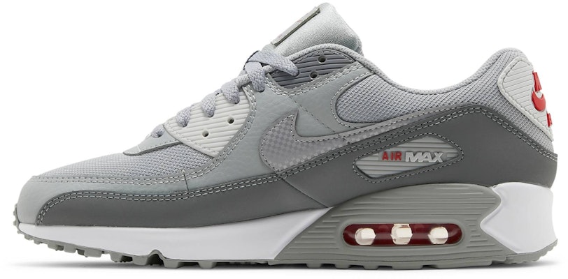 Nike Air Max 90 'Abu-Asap Merah' DM9102-001 Lookbook Nike Air Max 90 'Abu-Asap Merah' DM9102-001