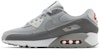 Nike Air Max 90 'Kelabu Asap Terang Merah' DM9102-001