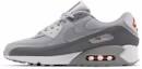 Lookbook Nike Air Max 90 'Kelabu Asap Terang Merah' DM9102-001