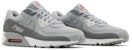 Nike Air Max 90 'Kelabu Asap Terang Merah' DM9102-001