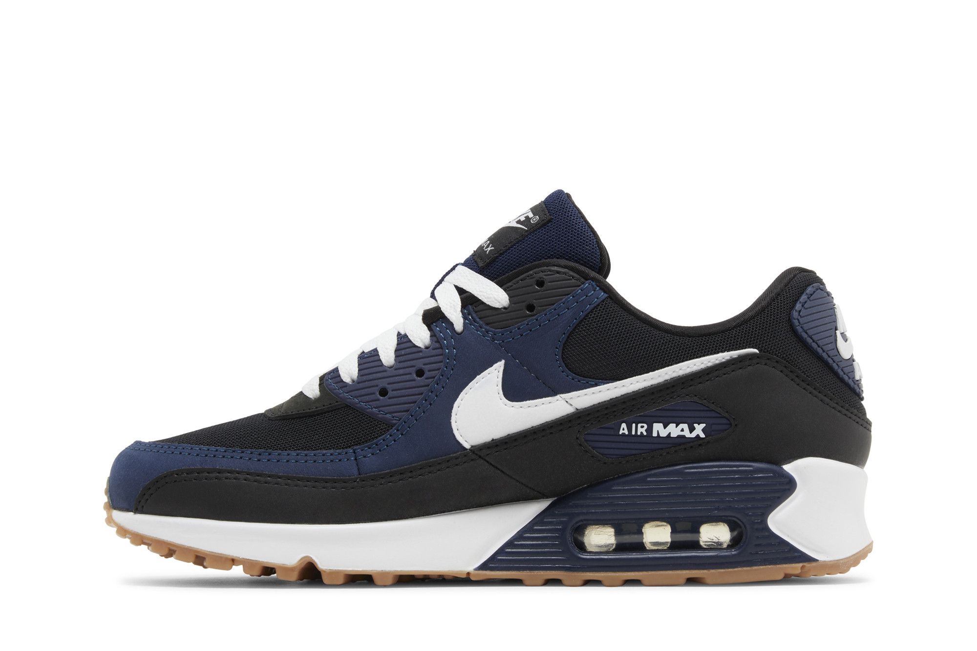 Shop Nike Air Max 90 'Midnight Navy Gum' FB9658-400