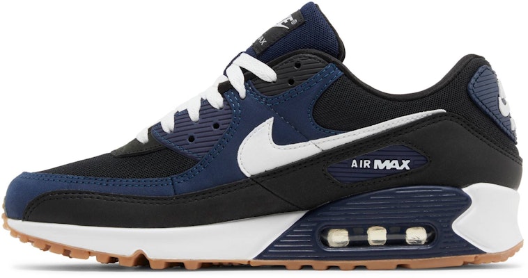 Nike Air Max 90 'Midnight Navy Gum' Lelaki Wanita Kasut. FB9658-400 Lookbook Nike Air Max 90 'Midnight Navy Gum' Lelaki Wanita Kasut. FB9658-400