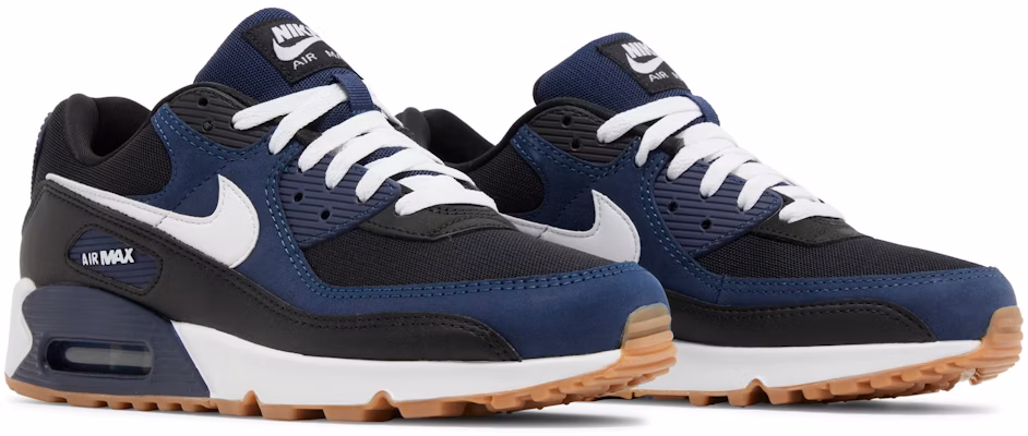 Nike Air Max 90 'Midnight Navy Gum' Lelaki Wanita Kasut. FB9658-400 Cheap Nike Air Max 90 'Midnight Navy Gum' Lelaki Wanita Kasut. FB9658-400