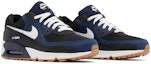 Cheap Nike Air Max 90 'Midnight Navy Gum' Lelaki Wanita Kasut. FB9658-400
