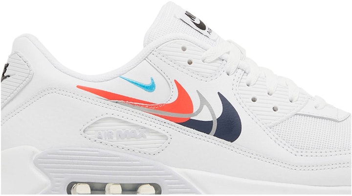 Nike Air Max 90 'Multi Swoosh - Blanco y Rojo Brillante' FJ4223-100 Order Nike Air Max 90 'Multi Swoosh - Blanco y Rojo Brillante' FJ4223-100
