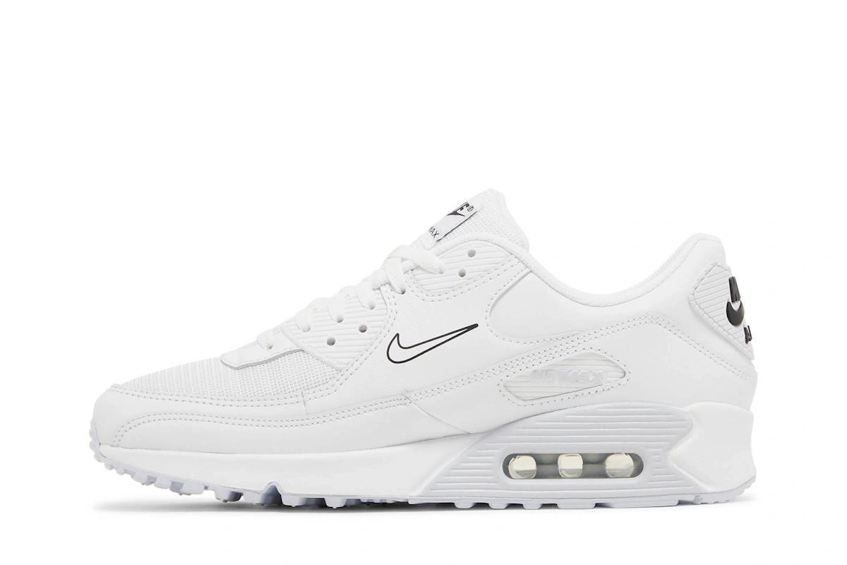 Nike Air Max 90 'Multi Swoosh - White Bright Crimson' FJ4223-100