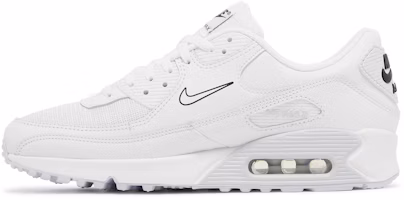 Nike Air Max 90 'Multi Swoosh - Putih Merah Terang' FJ4223-100 Lookbook Nike Air Max 90 'Multi Swoosh - Putih Merah Terang' FJ4223-100