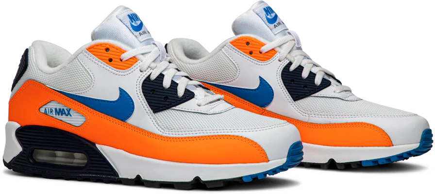 Nike air max top orange and blue