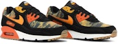 Cheap Nike Air Max 90 'Orange Camo' Pria/Wanita Sneaker Original CZ7889-001
