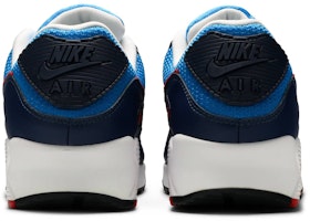 Nike Air Max 90 'Photo Blue University Red' Lelaki CT1687-400 Details for Nike Air Max 90 'Photo Blue University Red' Lelaki CT1687-400