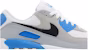 Nike Air Max 90 'Pure Platinum Photo Blue' Lelaki Wanita Sneakers FN6958-102