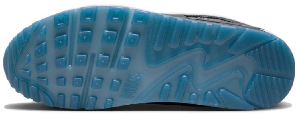 Nike Air Max 90 'Reflective Swoosh - Biru Industri Kelabu Arang' FV0381-001 Details for Nike Air Max 90 'Reflective Swoosh - Biru Industri Kelabu Arang' FV0381-001