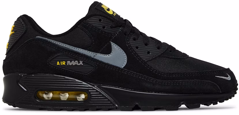 Nike Air Max 90 'Reflective Swoosh - Black Yellow Strike' DO6706-001 Buy Nike Air Max 90 'Reflective Swoosh - Black Yellow Strike' DO6706-001