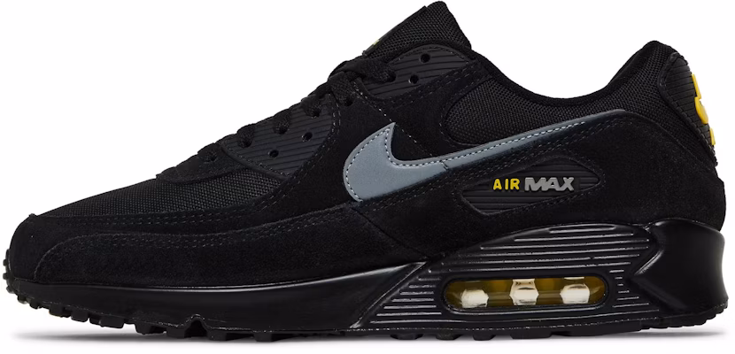 Nike Air Max 90 'Reflective Swoosh - Black Yellow Strike' DO6706-001 Lookbook Nike Air Max 90 'Reflective Swoosh - Black Yellow Strike' DO6706-001