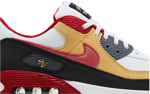 ナイキ エア マックス 90 サンフランシスコ 49ers II7588-100 Order ナイキ エア マックス 90 サンフランシスコ 49ers II7588-100