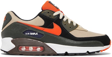 Nike Air Max 90 'Tan Olive Bright Orange' DH4619-200 Nike Air Max 90 'Tan Olive Bright Orange' DH4619-200