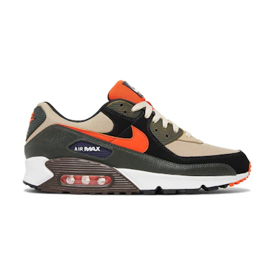 Nike Air Max 90 'Tan Olive Bright Orange'