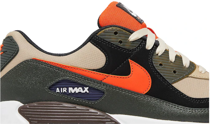 Nike Air Max 90 Tan Olive Bright Orange DH4619 200 DH4619 200