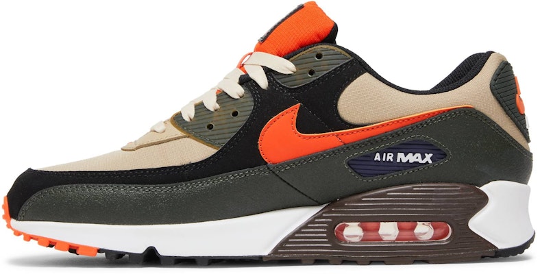 Nike Air Max 90 'Tan Olive Oren Terang' DH4619-200 Lookbook Nike Air Max 90 'Tan Olive Oren Terang' DH4619-200