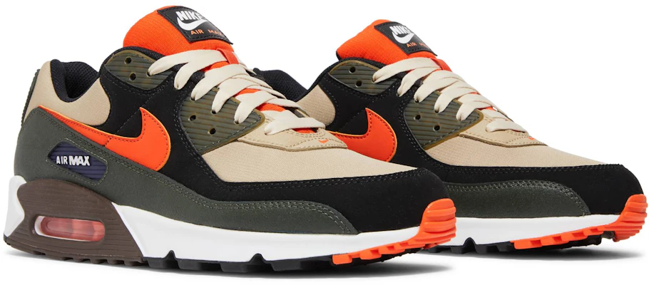Nike Air Max 90 'Tan Olive Oren Terang' DH4619-200 Cheap Nike Air Max 90 'Tan Olive Oren Terang' DH4619-200