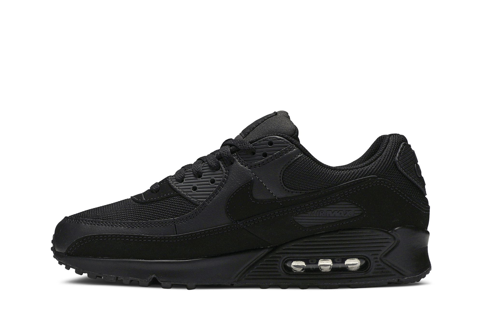 Shop Nike Air Max 90 'Triple Black' CN8490-003