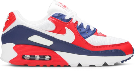 耐吉 Air Max 90 白蓝红 Buy 耐吉 Air Max 90 白蓝红