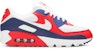 Nike Air Max 90 'USA' Lelaki Wanita Kasut CW5456-100