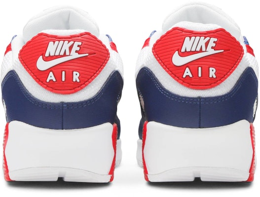 耐吉 Air Max 90 白蓝红 Details for 耐吉 Air Max 90 白蓝红
