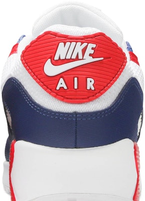 耐吉 Air Max 90 白蓝红 Sizing 耐吉 Air Max 90 白蓝红