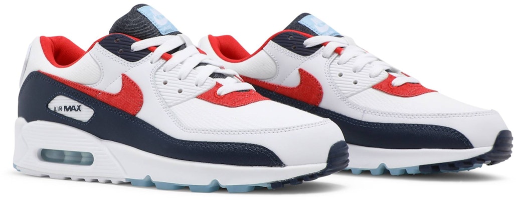 Nike Air Max 90 「USA 丹寧」 白藍紅 美國隊 Cheap Nike Air Max 90 「USA 丹寧」 白藍紅 美國隊