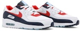 Cheap Nike Air Max 90 「USA 丹寧」 白藍紅 美國隊