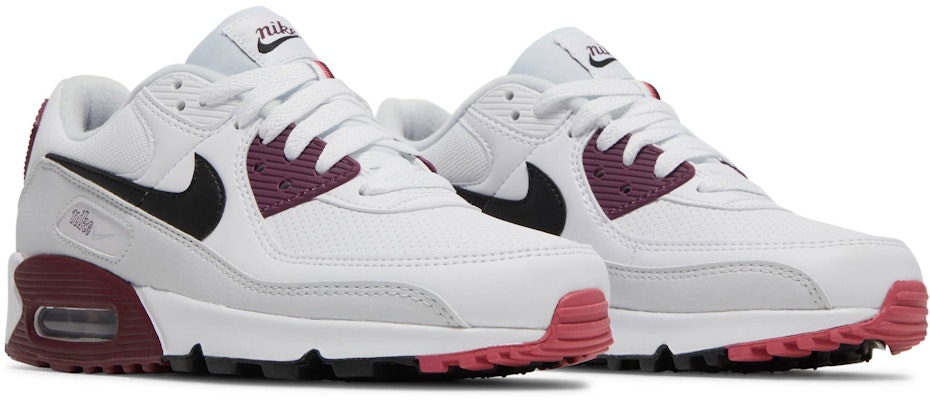 (W) 耐克Air Max 90 白色深红色 DH1316-100 Cheap (W) 耐克Air Max 90 白色深红色 DH1316-100