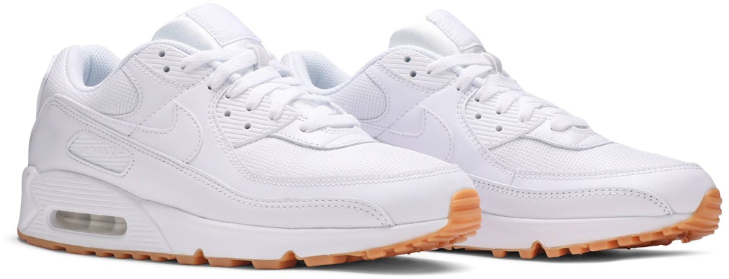Air max 90 white top gum