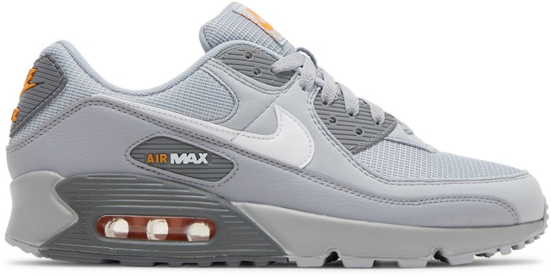 耐吉Air Max 90 '狼灰金橘' DR0145-001 Buy 耐吉Air Max 90 '狼灰金橘' DR0145-001