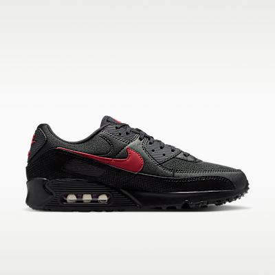 Shop Nike Air Max 90 Hitam/Merah Kuat IM9616-001