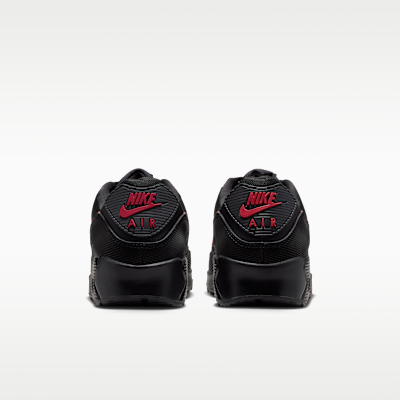 Sizing Nike Air Max 90 Hitam/Merah Kuat IM9616-001