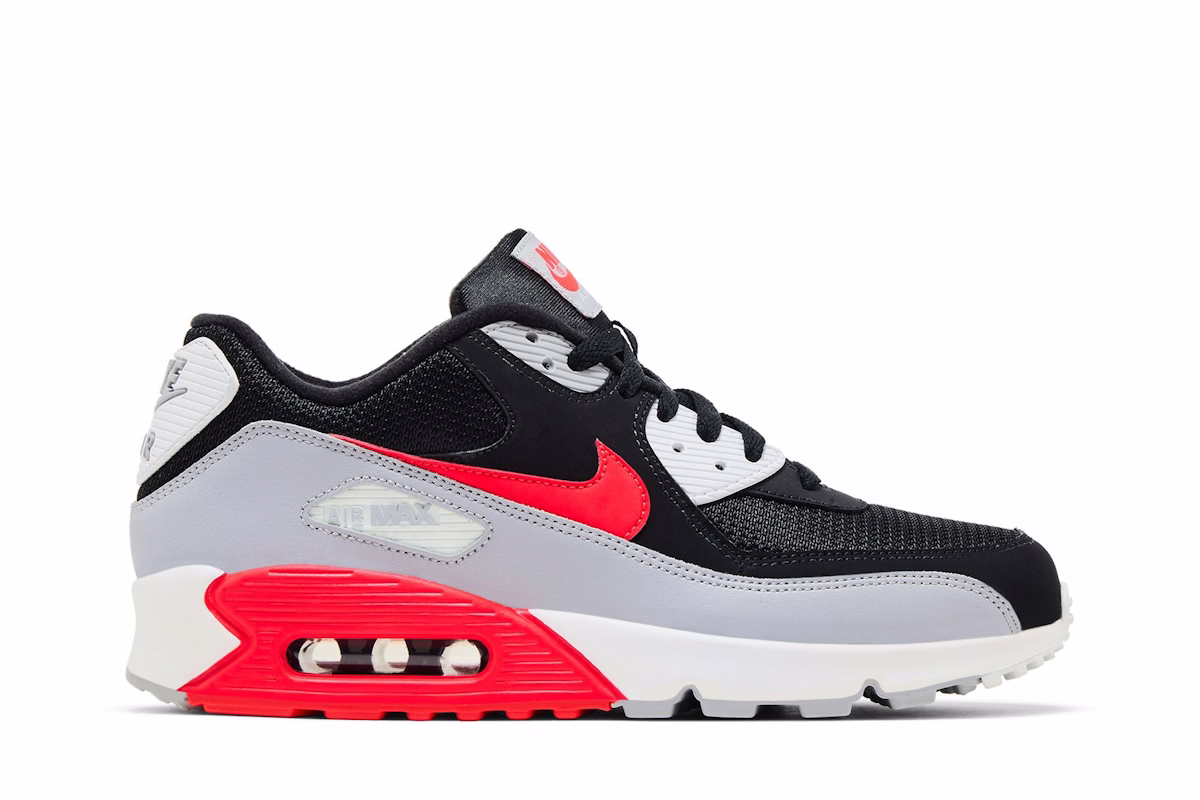 Nike Air Max 90 Black Bright Crimson AJ1285-012