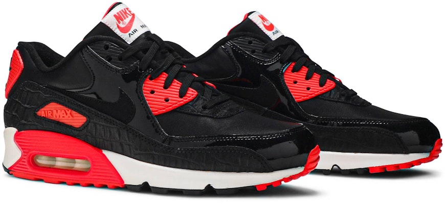 Nike Air Max 90 Hitam Croc Infrared 725235-006 Cheap Nike Air Max 90 Hitam Croc Infrared 725235-006