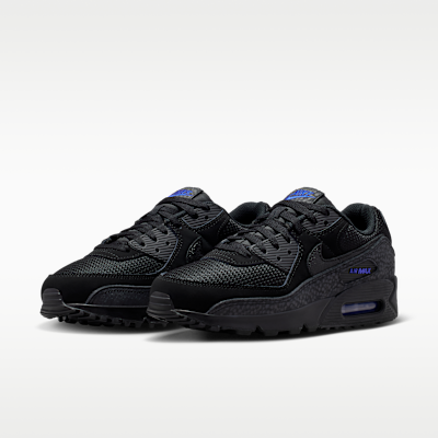 Purchase Nike Air Max 90 黑/深煙灰/經典皇家藍/黑 IV4454-010