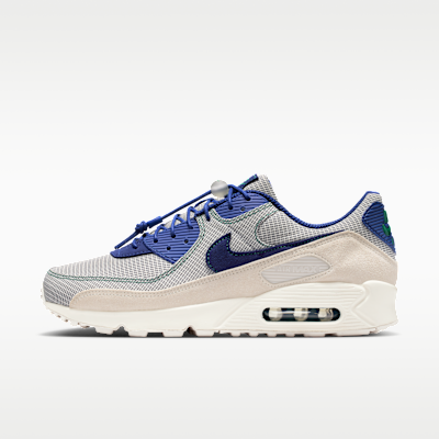 Nike Air Max 90 Coconut Milk/Region Pine/Light All Wood Brown/Deep Royal Blue IR1950-100